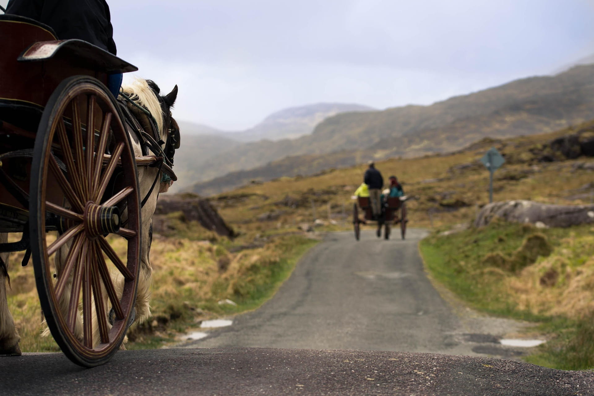 Gap of Dunloe mountain scenery near Killarney