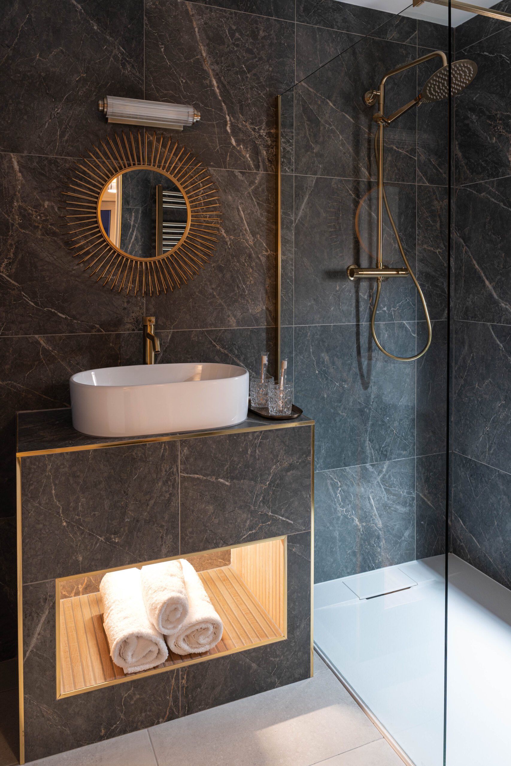 Luxury bathroom at The Véro boutique hotel Killarney