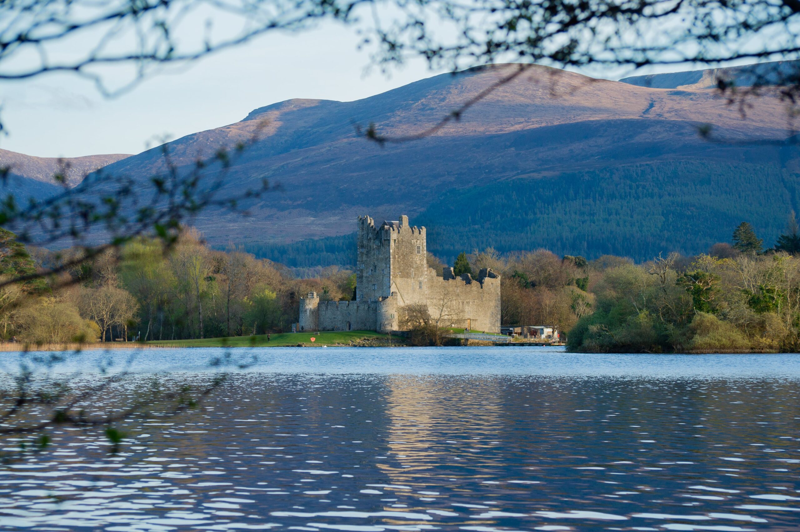Ross Castle on Lough Leane in Killarney