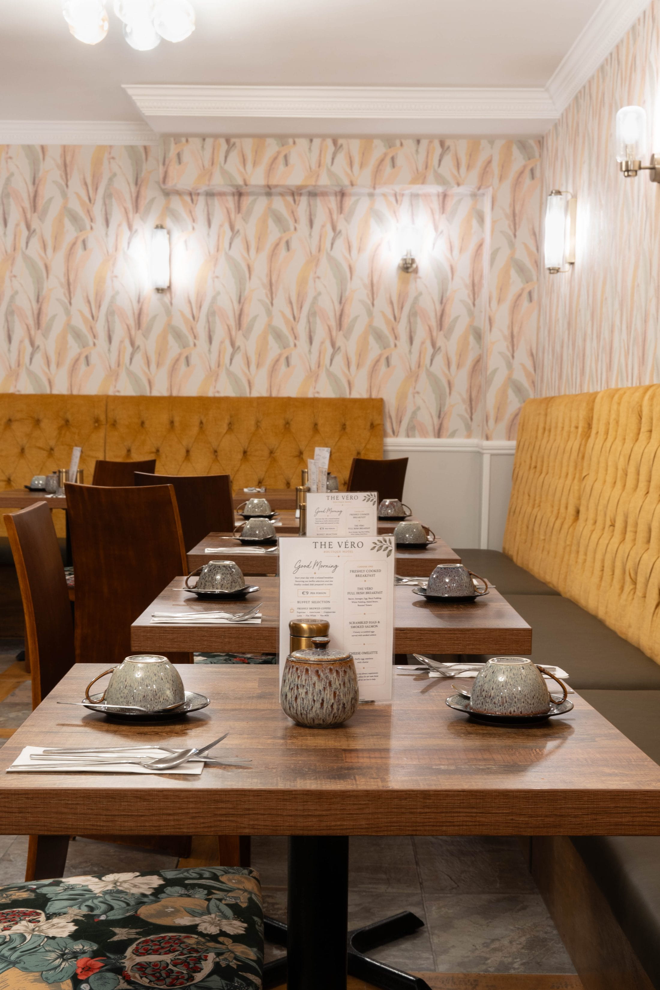 The breakfast room at The Véro in Killarney