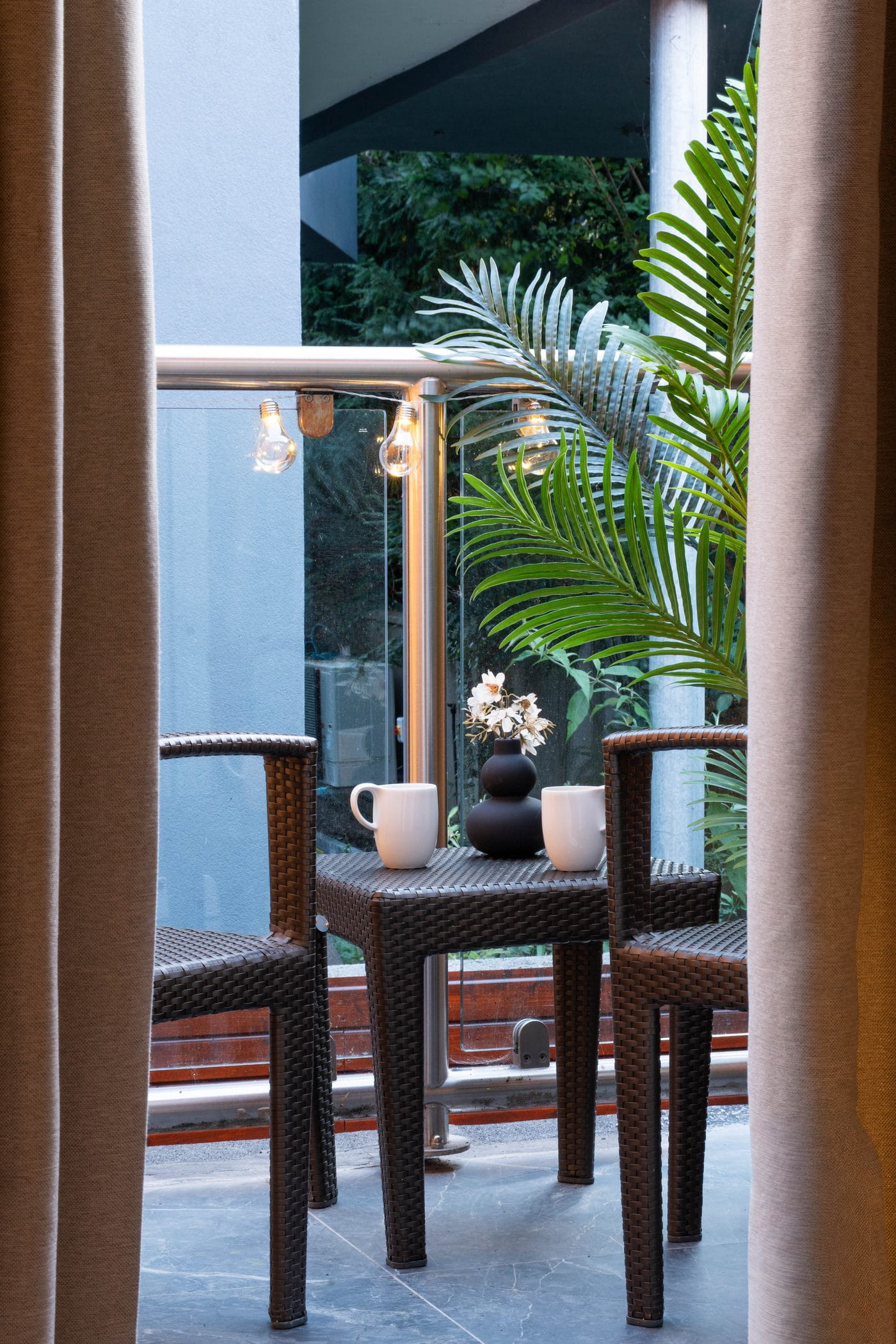 A Super King room with balcony